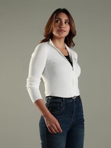 Tommy Hilfiger Slim Fit Cotton Mock Neck Front-Open Sweater