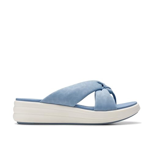 Clarks Women's Drift Ave, Denim Blue Textile, 8.5 UK