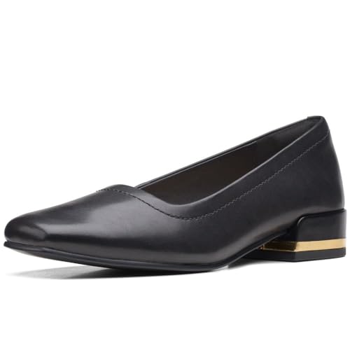 Clarks Seren30 Court Black UK-3