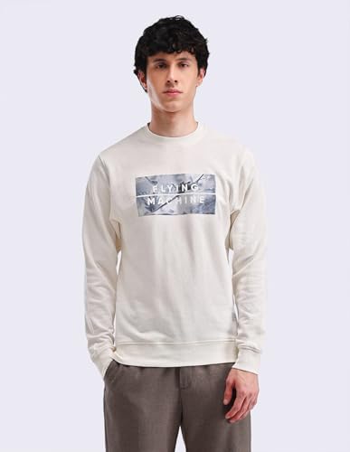 Crew Neck Brand Print Sweatshirt