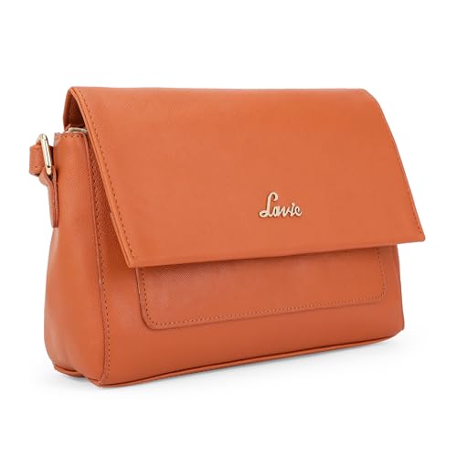 Lavie Women's Kabo Plain Flap Over Sling Bag | Ladies Purse Handbag