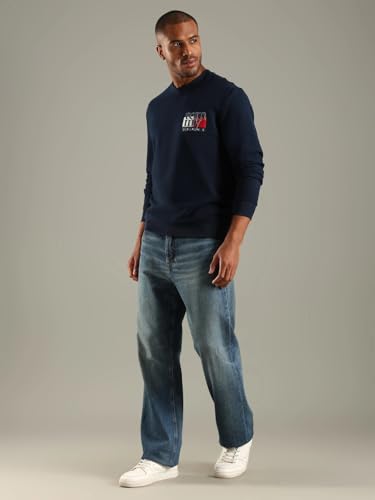 Tommy Hilfiger Logo Regular Fit Cotton Sweatshirt