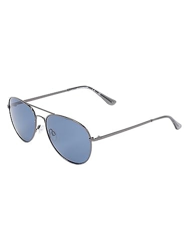 Skechers Men Aviator Grey Polarization Sunglasses, large