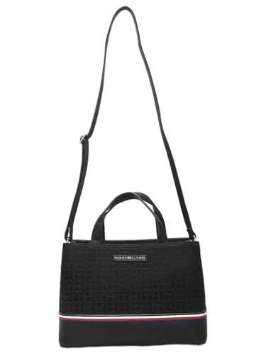 Logo Black Polyester Sling Bag
