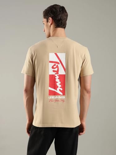 S26JMKT320 Beige Mens T-Shirt
