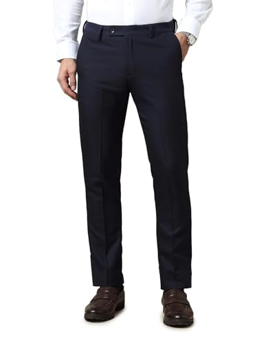 Arrow Men's Dobby 1851 Trouser Navy