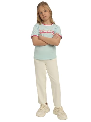 VERO MODA Girl Regular Fit Blue Tshirt