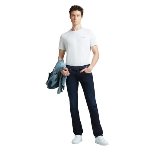 Pepe Jeans Men's Regular Jeans (PM208094Q033_Dark Used