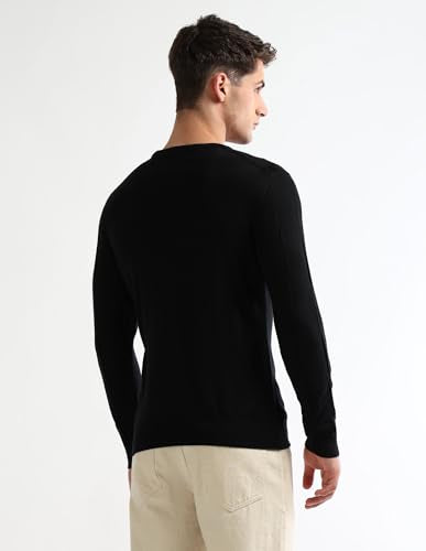 Arrow Men's Regular Fit Textured Sweater