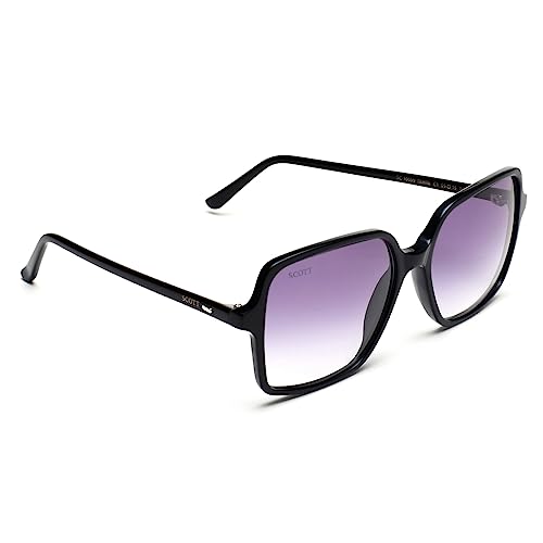 Scott Gradient Square Women Sunglasses 10009 Stella C1 55 S |55| Grey Color Lens