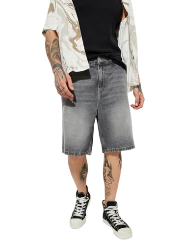 Max URB_N Men Washed Jorts (Black_30)