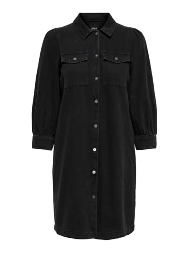 ONLY Women Black Shirt Mini Dress