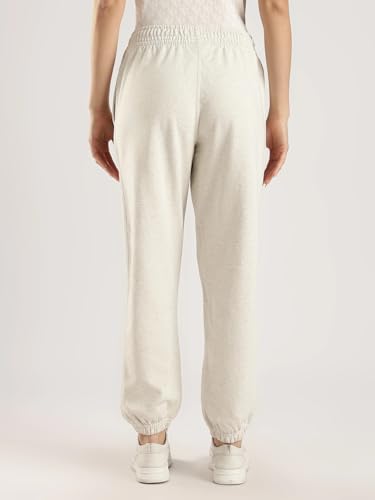 Regular Fit Heathered Mid Rise Jogger