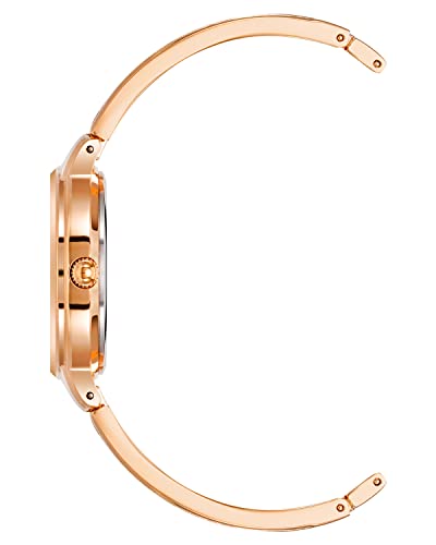 Anne Klein Women's Japanese Quartz Dress Watch with Metal Strap, Rose Gold, 14 (Model: AK/2626BYRG)