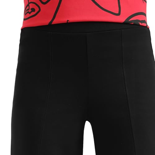 United Colors of Benetton Solid Centre Pin Tuck Pull Up Pants (Size: L)-25A3PUWDLG24I100 Black