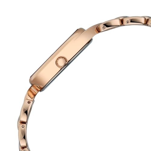 Titan Raga Showstopper 5.0 Quartz 3 Hands Shaped Rose Gold Dial, Rose Gold Strap Watch for Women - 95480WM01
