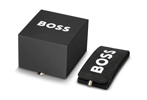 BOSS Principle Qtz Basic Calendar Grey Round Dial Men's Watch|Stainless Steel Material|Silver Color Band - 1514116