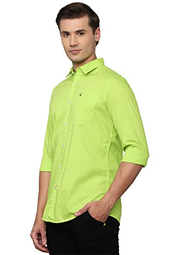 Allen Solly Men's Classic Fit Shirt (Green)