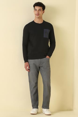 Allen Solly Mens Sweatshirt Black