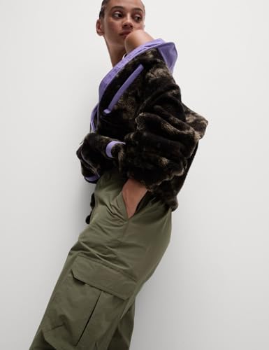 Marks & Spencer Stormwear™ Cargo Wide Leg Trousers Dark Khaki