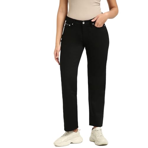 Calvin Klein Jeans Women's Regular Jeans (J2239991BY Black