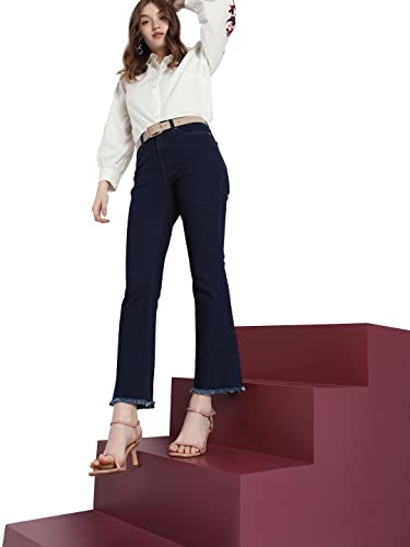 VERO MODA Bootcut Jeans (136553901_Deep Blue_27)