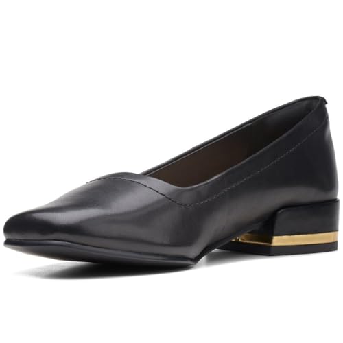 Clarks Seren30 Court Black UK-3