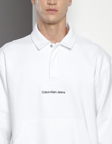 Calvin Klein Mens White Color Sweatshirt (XL)