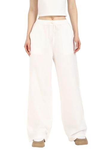 Tommy Hilfiger Relaxed-Fit Solid Mid Rise Trouser Ecru