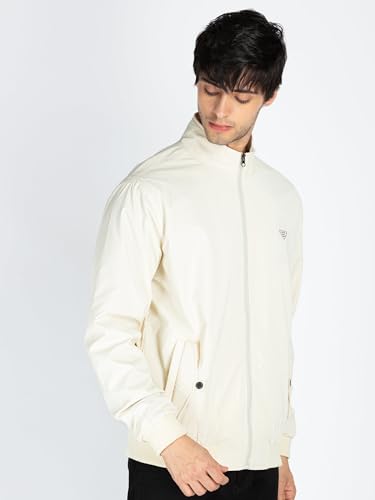 Status Quo Mens Solid High Neck Jacket