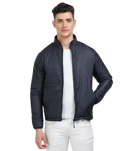 Scott International Men's Padded Quilted Winter Jacket | Puffer Jacket | Padded Nylon Fabric | Full Sleeves | Front Zip Closure | Lightweight Casual Jacket | Travel & Outdoor Winter Wear
