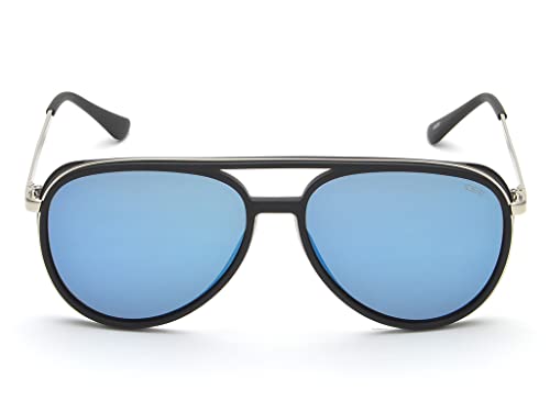 IDEE Uv Protected Sunglasses For Men | Size- Large | Shape- Aviator | Model- Ids2634C3Sg, Black