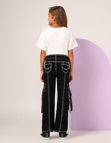 U.S. POLO ASSN. Baby Girl's Relaxed Jeans (8909113321403 Black