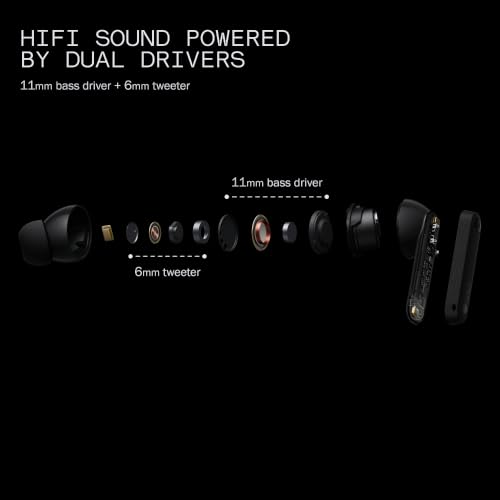CMF BY NOTHING Buds Pro 2 with 50 dB ANC| Hi-Res + LDAC| Smart Dial| Spatial Audio|Dual Drivers Bluetooth Headset (Light Grey, in the Ear)