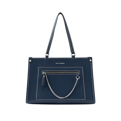 Lino Perros Monroe Grace Navy Tote Bag