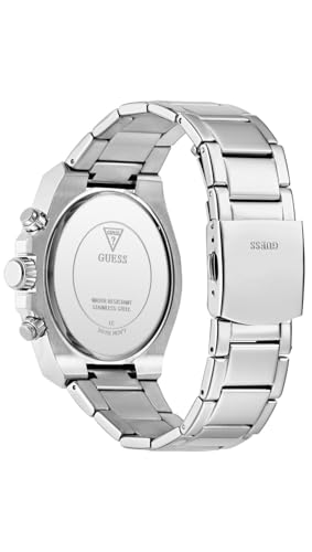 Guess Trend 47 mm Silver Dial Men Chrono Watch- GW0899G1