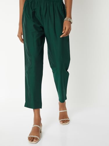 Max Women Embroidered Staright Kurta Set (Green_XXL)
