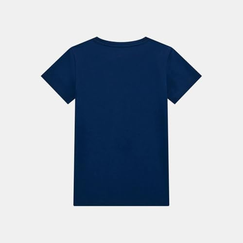 GUESS Secret Blue Cotton Blend Printed T-Shirt