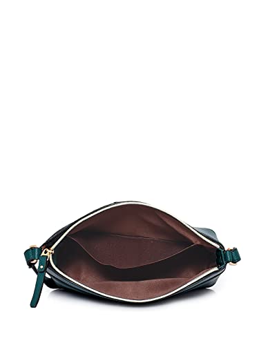 Sakwoods Women Pu Sling Bag Green