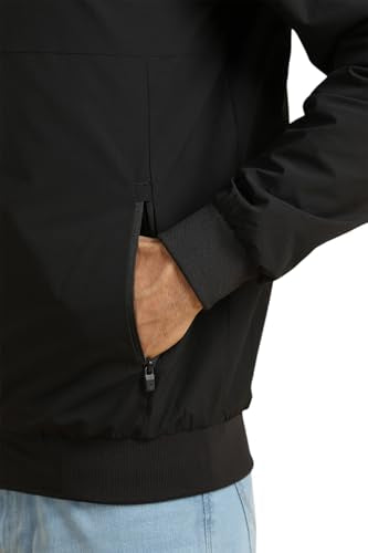 Allen Solly Men's A-Line Coat (ASJKLJBOFX29467_Black