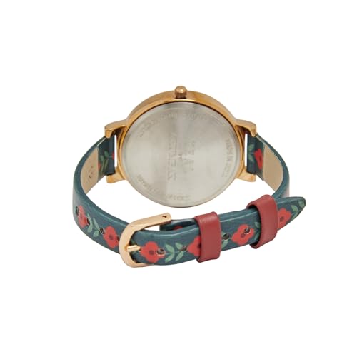 TEAL BY CHUMBAK Round Dial Analog Hand Watch for Women, Gifts for Women/Girls/Ladies, Stylish Fashion Watch for Casual/Work