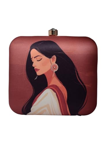 Artklim Beautiful Women Printed Clutch