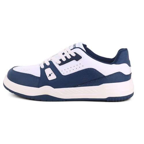 Koburg Men Pearl White Navy Blue Sports Shoes SN0934GPWNB0006