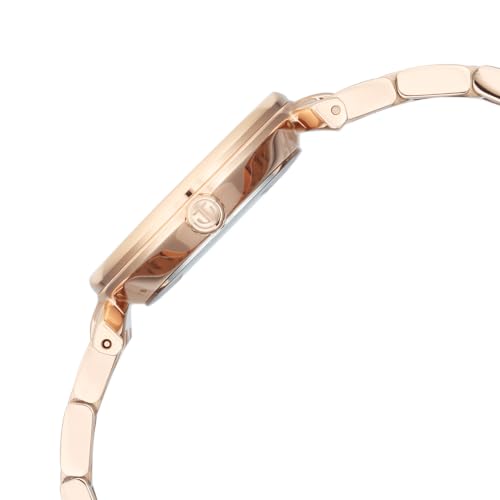 Titan Workday Edit with Quartz Analog Rose Gold Dial IPRG Stainless Steel Strap Watch for Women - 95396WM01