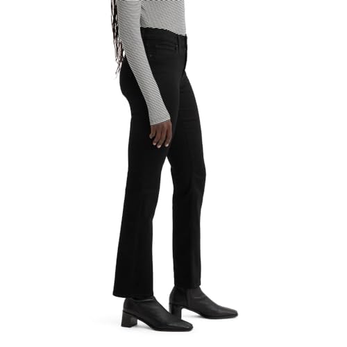 Levi's Women's 314 Shaping Straight Jean, Soft Black, 30Wx32L