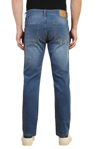 Allen Solly Men's Regular Jeans (ALDNACLFT00278_Blue