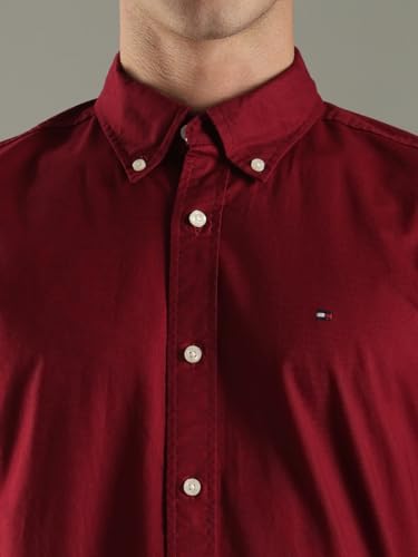 Solid Regular Fit Cotton Shirt