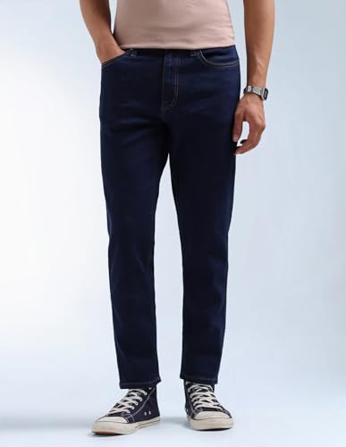 Flying Machine Mid Rise Mankle Relaxed Tapered Fit Jeans