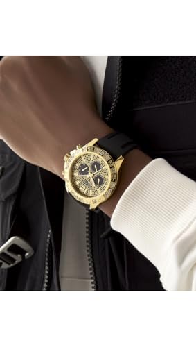 GUESS Analog Black Dial Men's Watch-GW0909G2