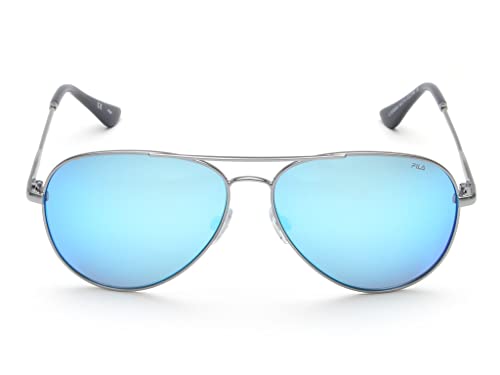 FILA 100% UV protected sunglasses for Men | Size- Large | Shape- Aviator | Model- SF9904K59579BSG